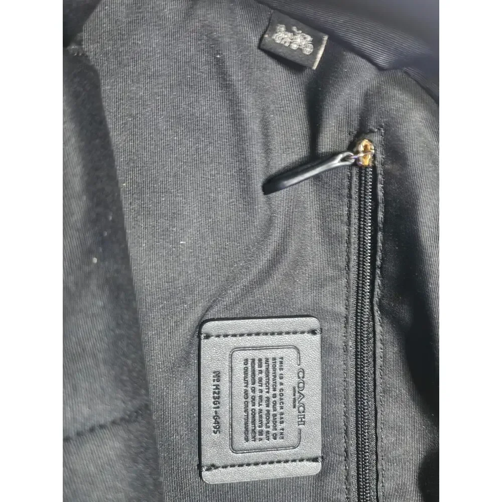 Coach Court C5671 Backpack in Signature Canvas Brown Black